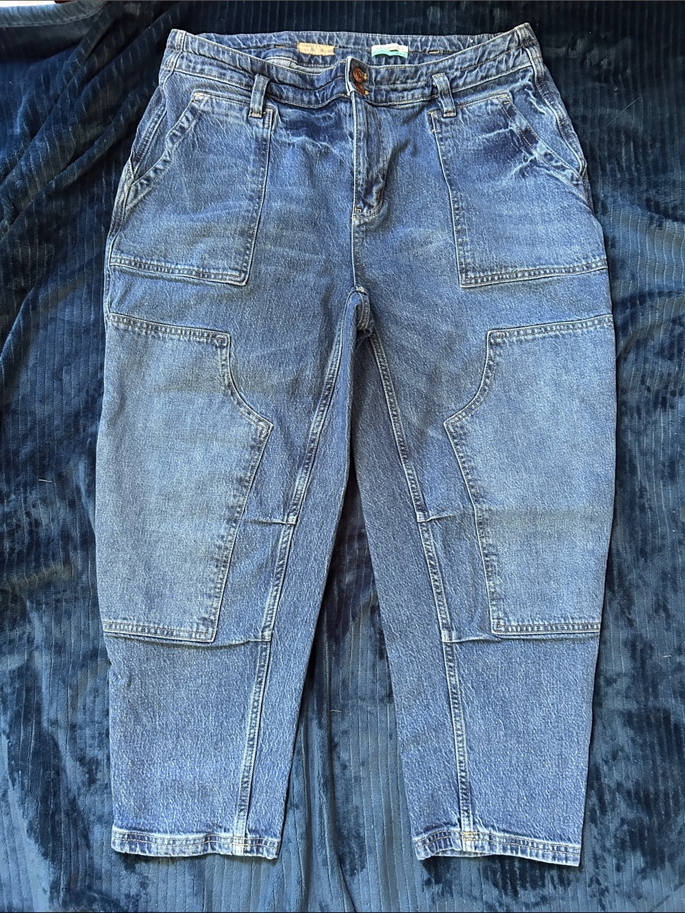 Anthropologie Pilcro Women’s Blue Carpenter Jeans